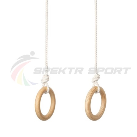 Купить Кольца гимнастические деревянные (фанера 18 мм, покрытие: эмаль, лак или пропитка) в Грязи 